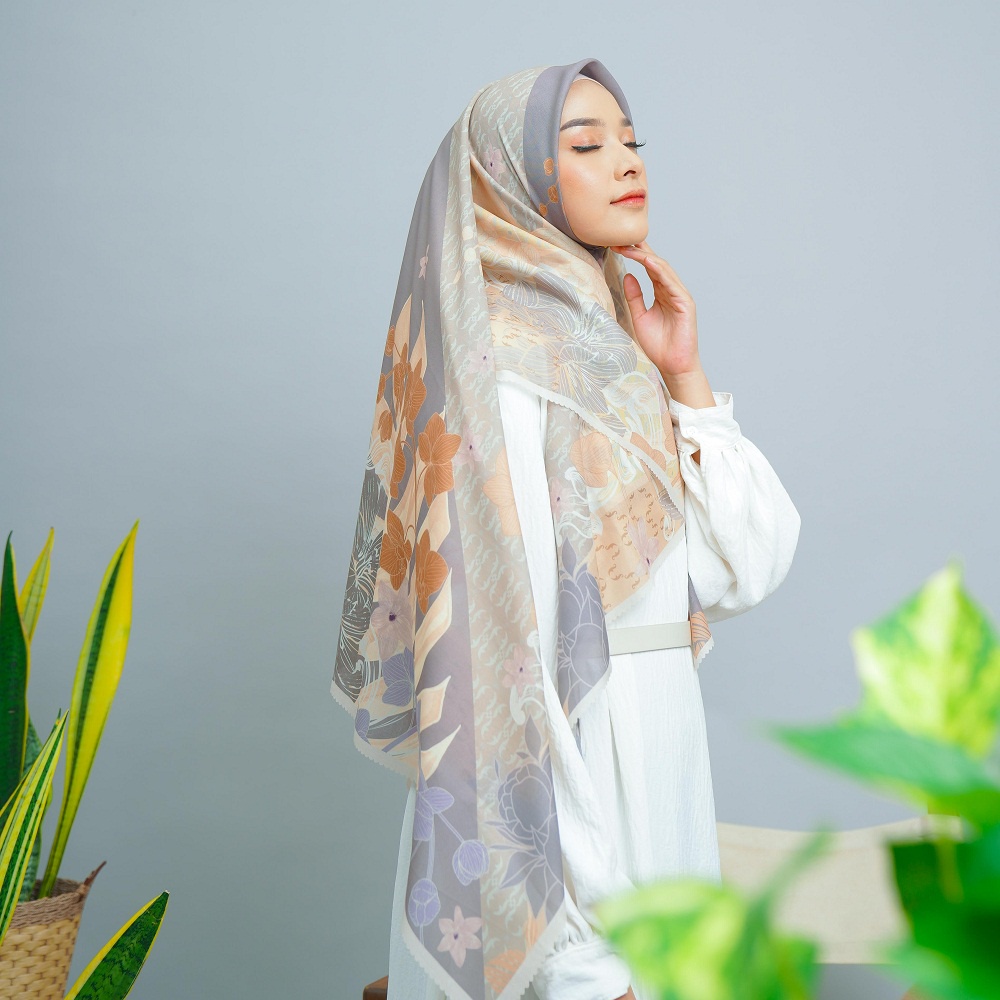 Le Khari Square Hijab Azalea Premium Ultrafine Voal-Azalea HIjab Kode C