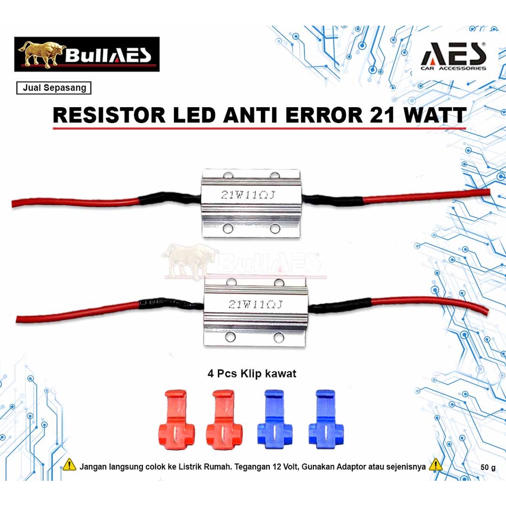 Resistor Lampu sen 21 Watt Universal