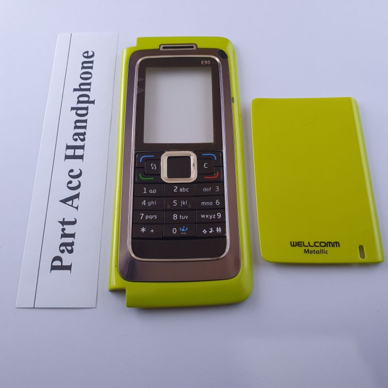 casing nokia e90 metalik