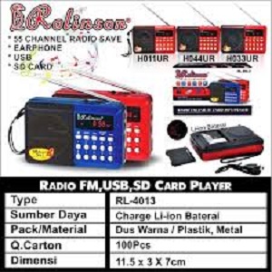 Radio USB Rolinson RL 4013 FM AM / Speaker Murottal / Speaker Al-Quran