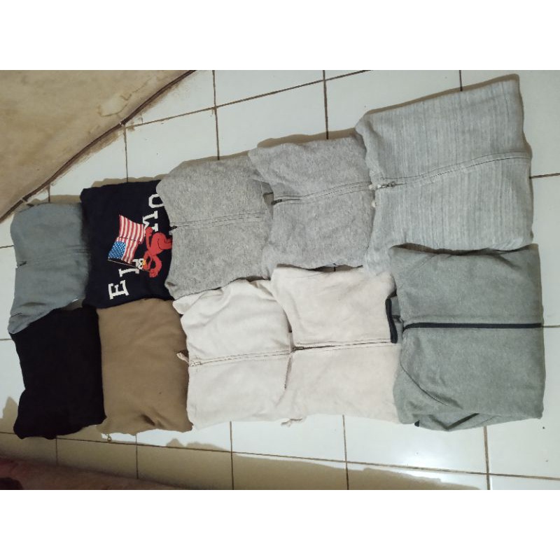borongan hoodie uniqlo