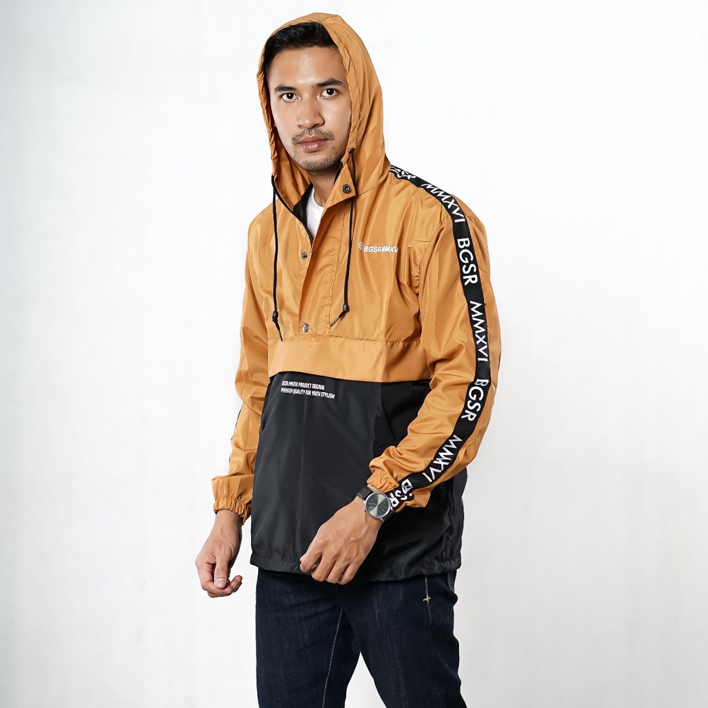 JAKET PRIA OUTDOOR TASLAN BGSR PREMIUM / JAKET WINDBREAKERS UNISEX / JAKET CAOUGLE
