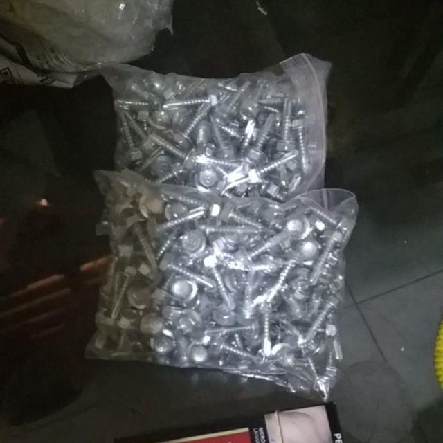 100pcs Baut Baja Ringan 19/baut Roofing 19/roofing Screw 10x19/baut Skrup Baja Ringan