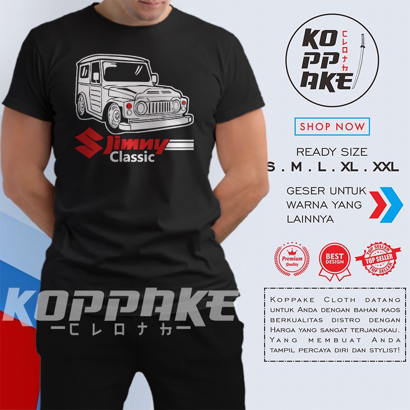 Kaos Mobil Suzuki Jimny Classic Baju Otomotif