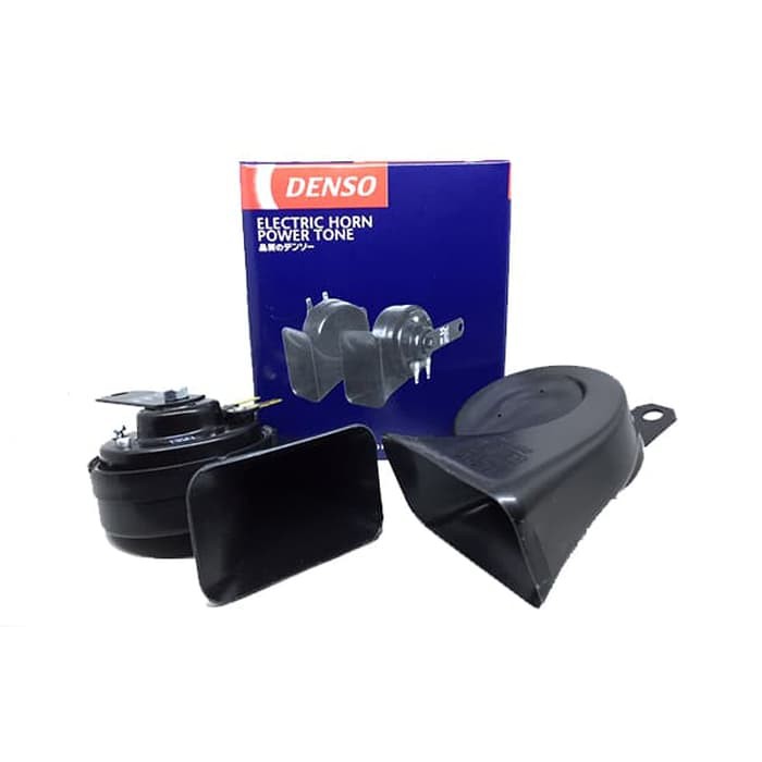 Klakson Keong Denso 1SET Biasa Black