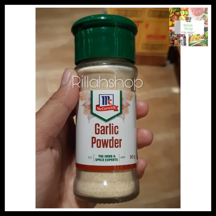 

GARLIC POWDER MC CORMICK/BAWANG PUTIH BUBUK 50 GRAM