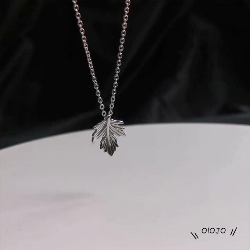 【COD】Kalung Dengan Liontin Daun Maple Untuk Wanita