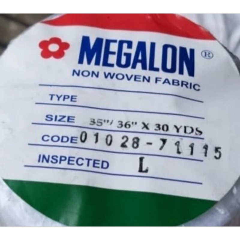 kain keras interlining tebal lem semprot isi 5 meter