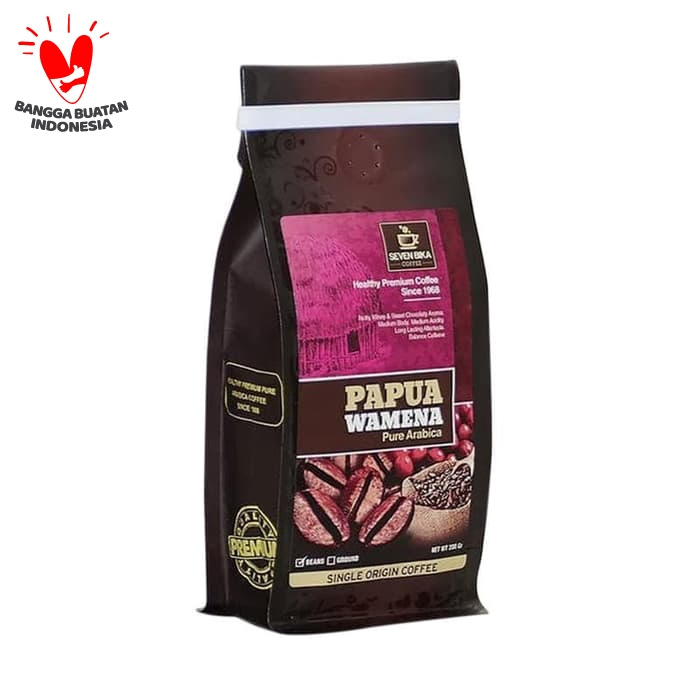 

MURAH Kopi Seven Bika Papua Wamena Pure Arabica 200 gr (Biji/Bubuk) - Biji