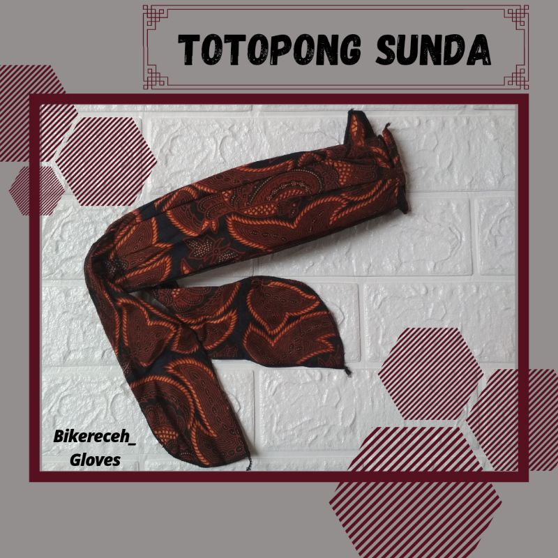 Iket Kepala Blangkon Tradisional Totopong Bolong Dewasa dan anak anak Topi Adat Sunda Udeng Murah