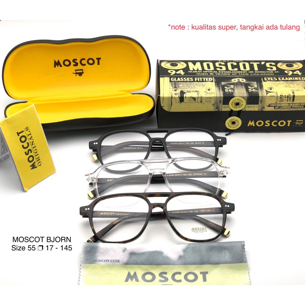 FRAME MOSCOT BJORN SIZE 55-17-145 FULL SET