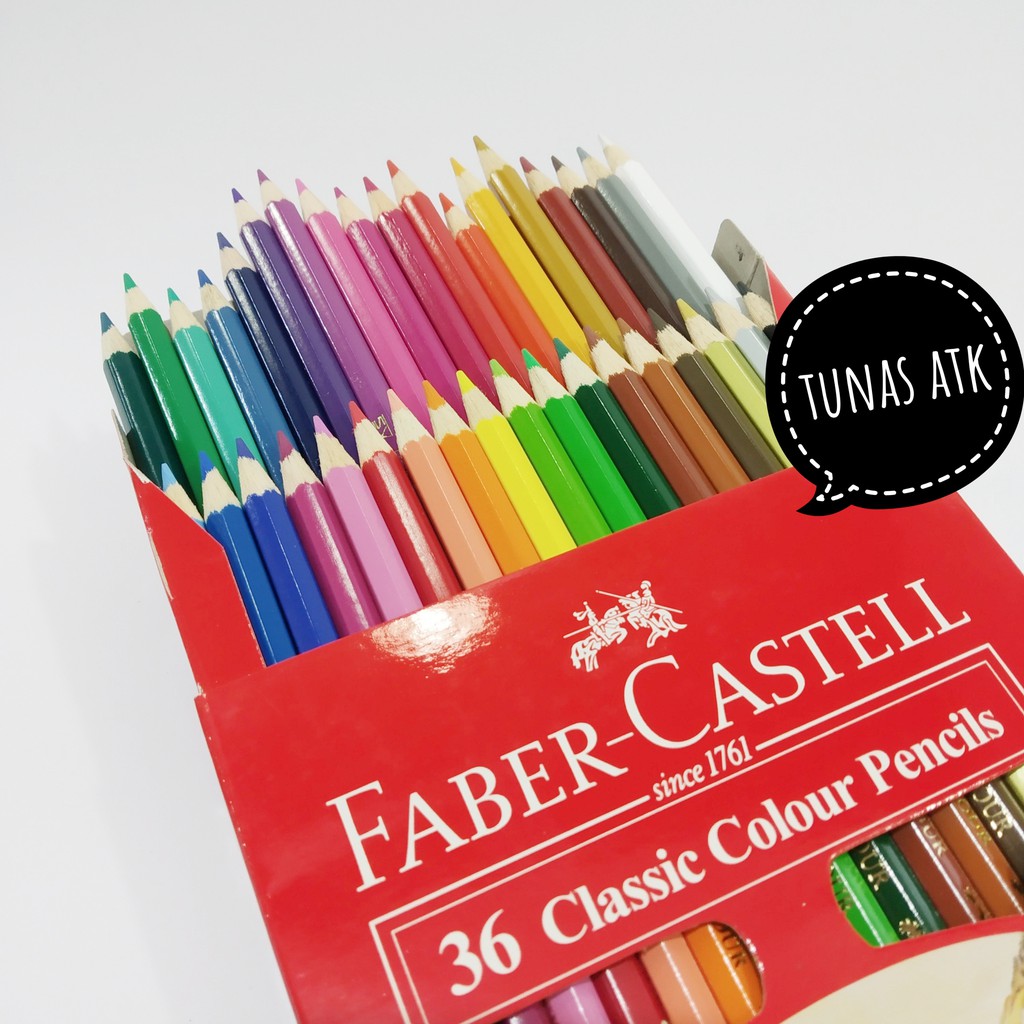 

FABER CASTELL 36 CLASSIC COLOUR PENCILS 115856
