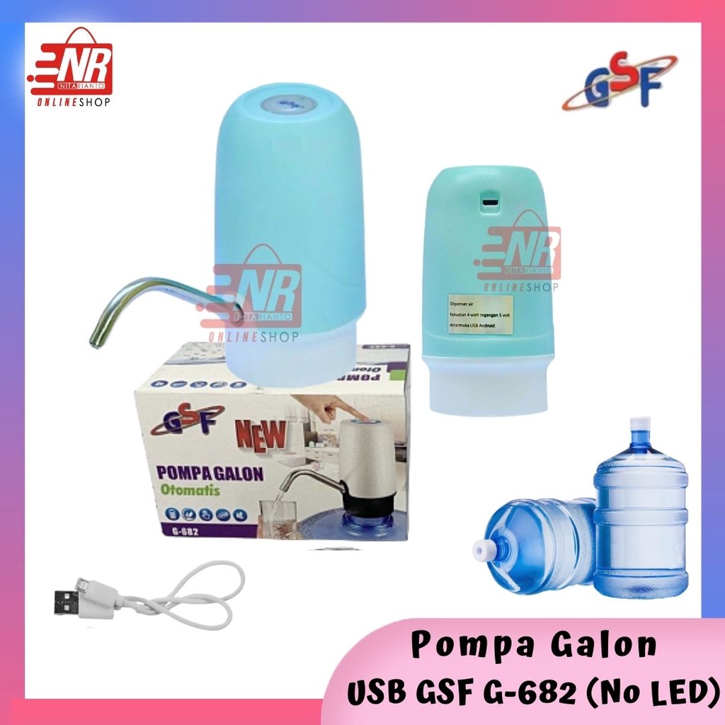 Pompa Galon Elektrik GSF-682/Pompa Galon USB/Pompa Galon Cas/Pompa Galon