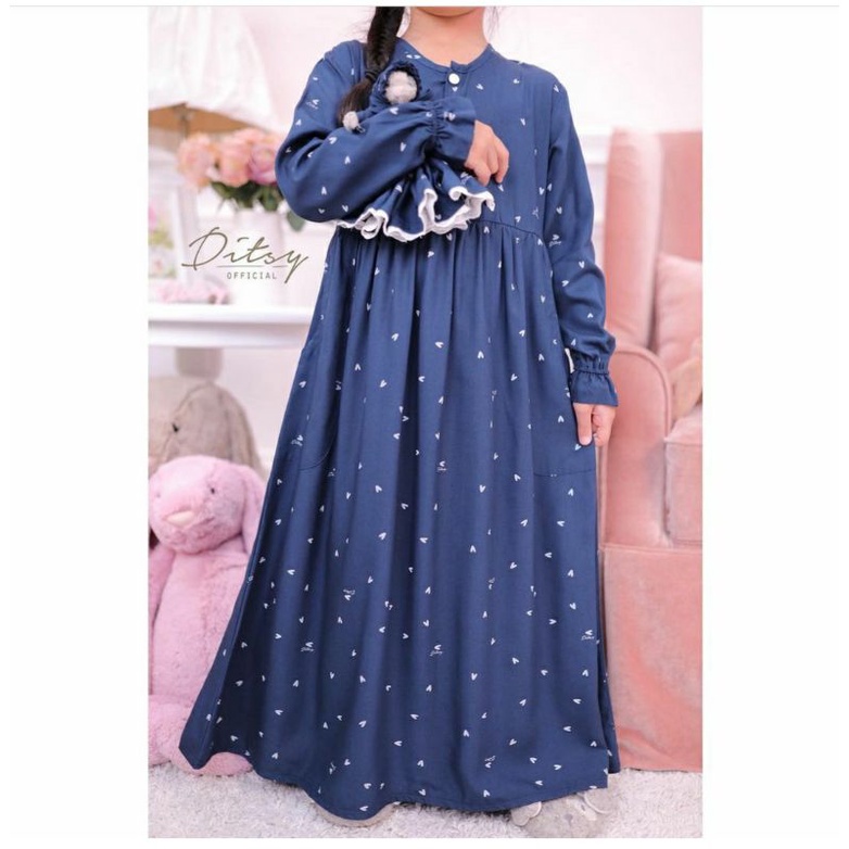Ditsy little amore navy size 3