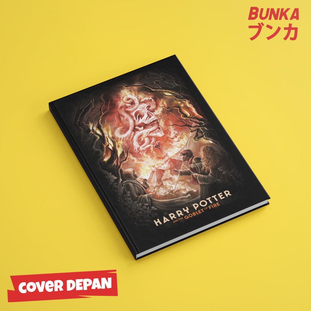 

Notebook Harry Potter and the Goblet of Fire Art Cover Hardcover A5 Buku Tulis Catatan Note Agenda