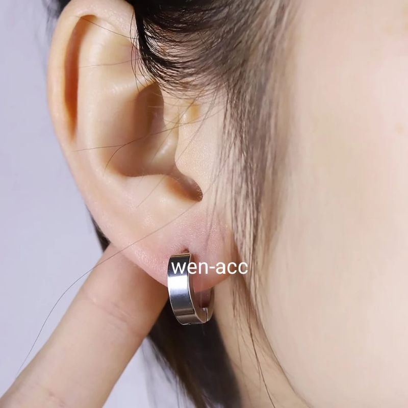 Anting Tusuk Titanium Cowok Cewek