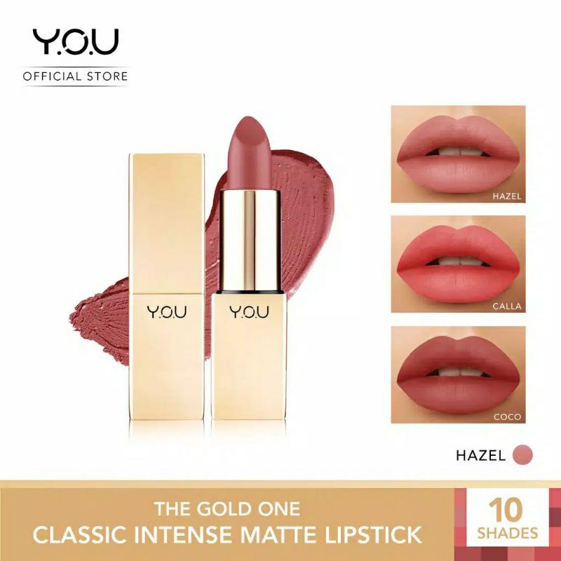 YOU The Gold One Classic Intense Matte Lipstick