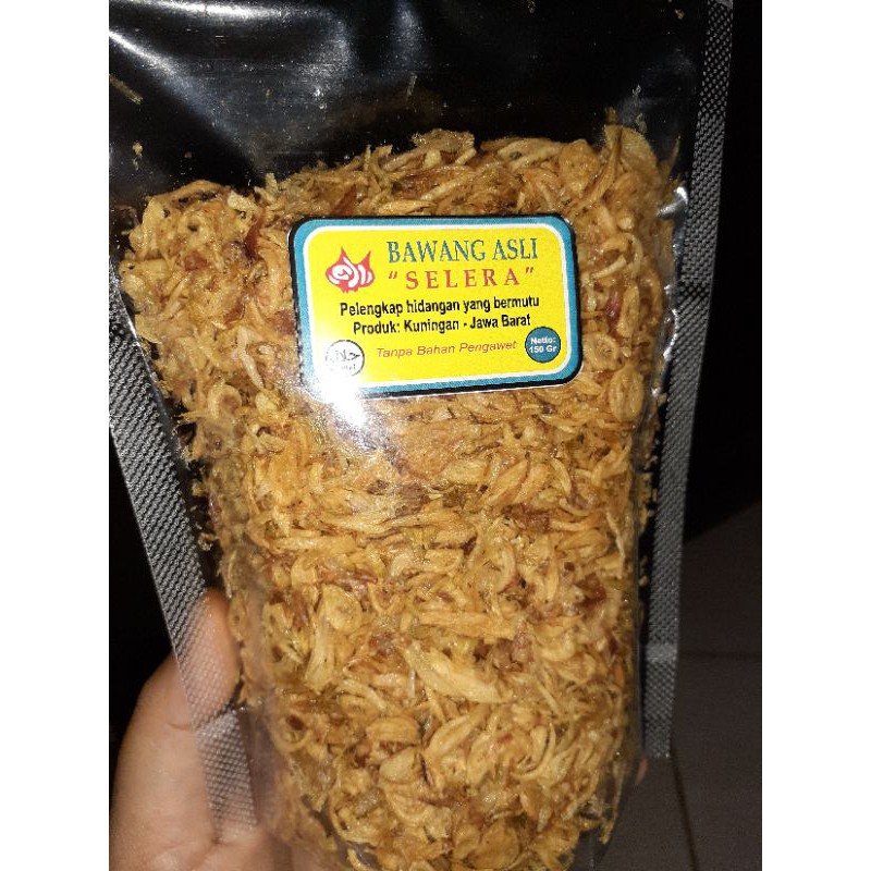 

Bawang Goreng Asli Kuningan-Jawa Barat Kemasan 150gr