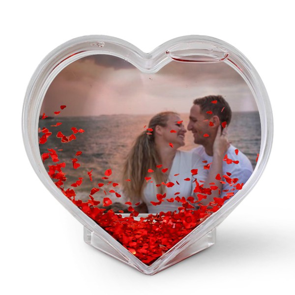 Bingkai Frame Foto Akrilik Air Romantis Bentuk Love Efek Glitter Love Berkilau Shopee Indonesia