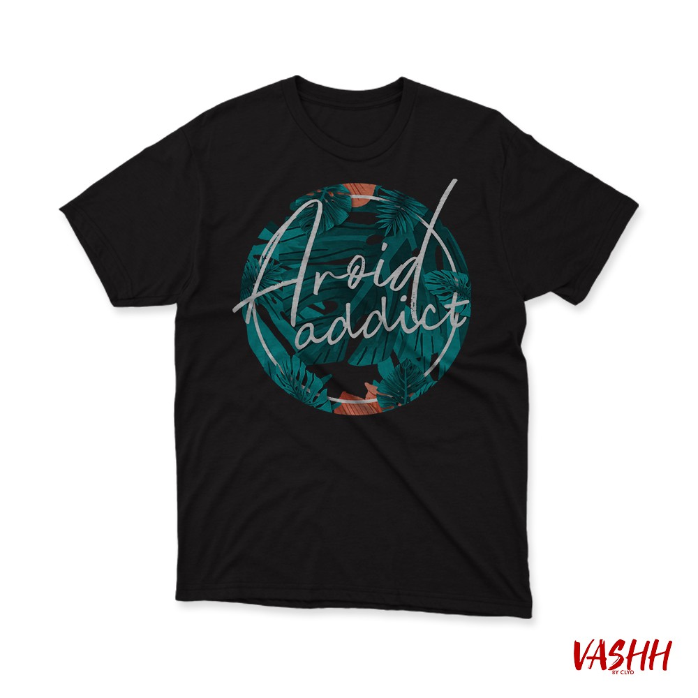 VASHH - Aroid Addict T-Shirt / Kaos Distro Aroid Addict - Kaos Monstera / Kaos Philodendron