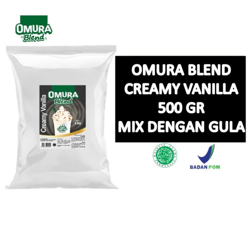 

POWDER MINUMAN OMURA BLEND CREAMY VANILLA 500 GRAM