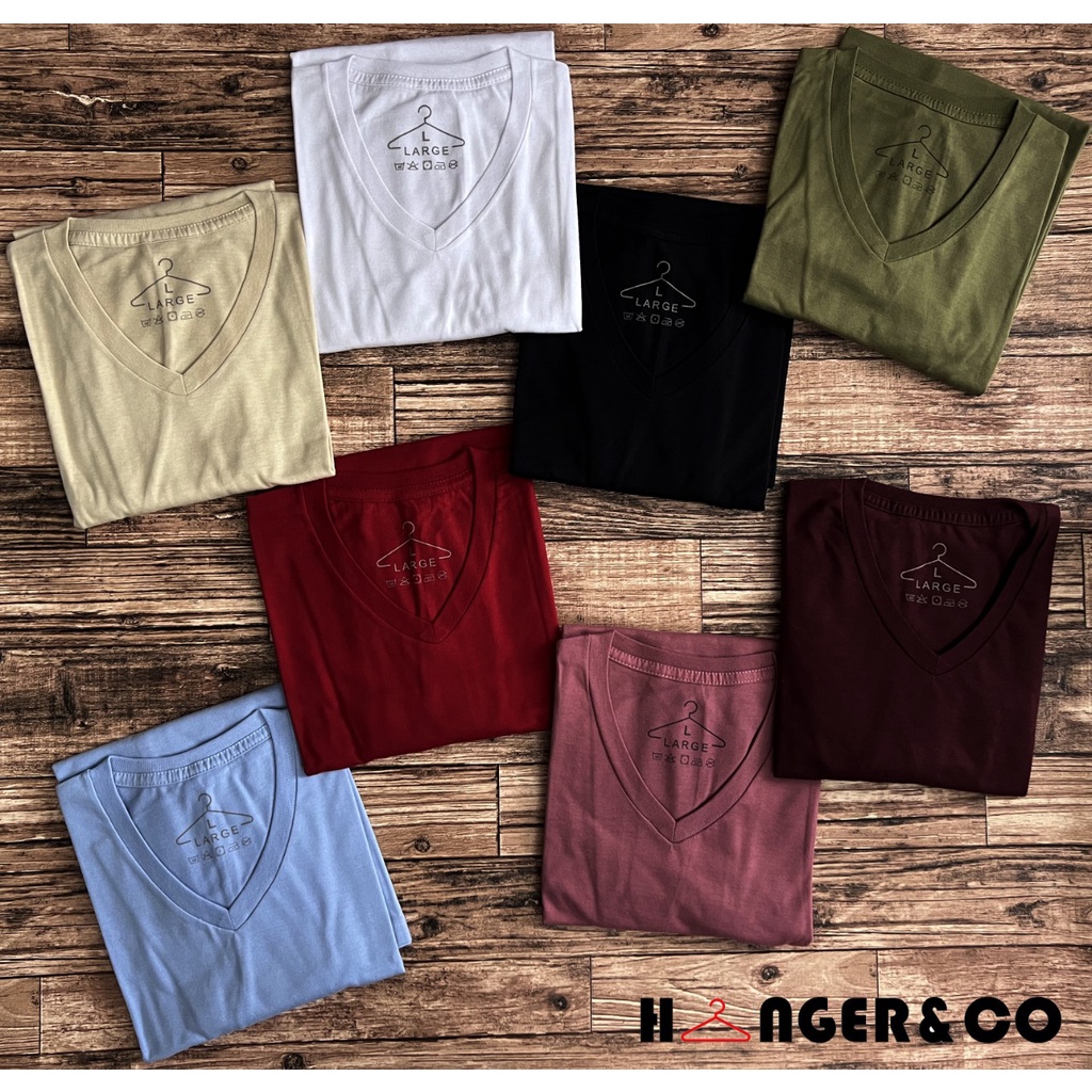 KAOS POLOS LENGAN PENDEK V NECK COMBED 30S PREMIUM