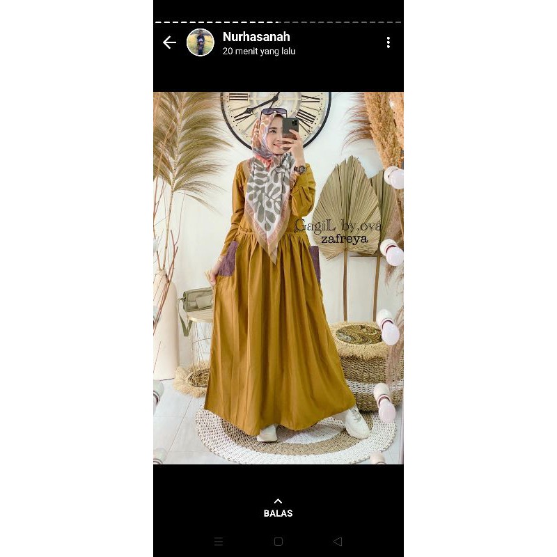 baju gamis import
