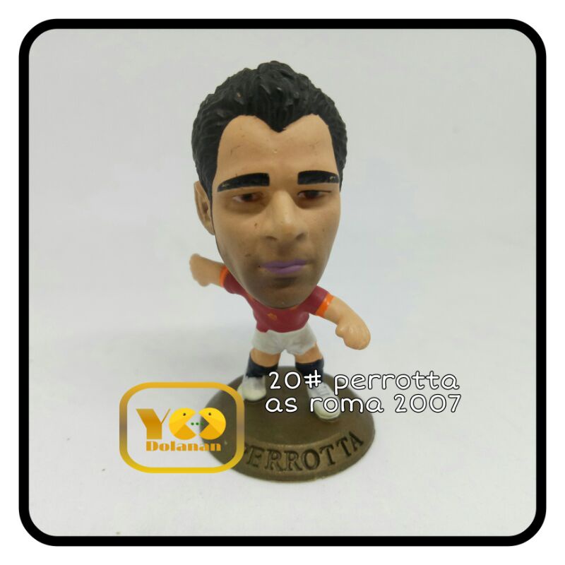 20# PERROTTA - AS ROMA 2007 CORINTHIAN MICROSTARS SOCCERSTARZ ACTION FIGURE PEMAIN BOLA