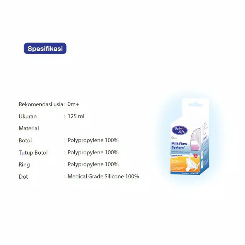 Baby safe wn01 150ml wn02 250ml wide neck feeding Bottle botol susu wide neck Baby Safe WN001 WN002 Baby Safe Wide Neck Bottle WN001 WN002