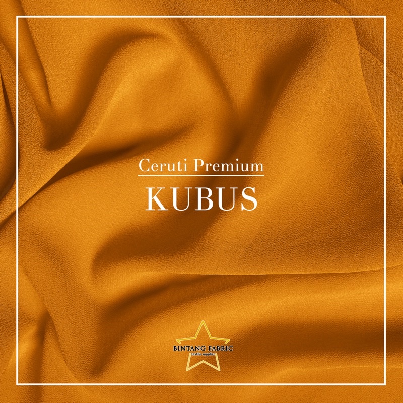 Bahan Kain Ceruti Ceruty Babydoll Premium 1 meter-Kubus