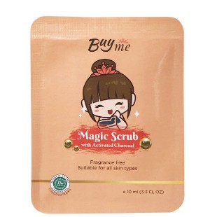 [VIRAL GRATIS ONGKIR] BuyMe Magic Scrub / Scrub viral / Charcoal Scrub / pemutih badan /Masker viral