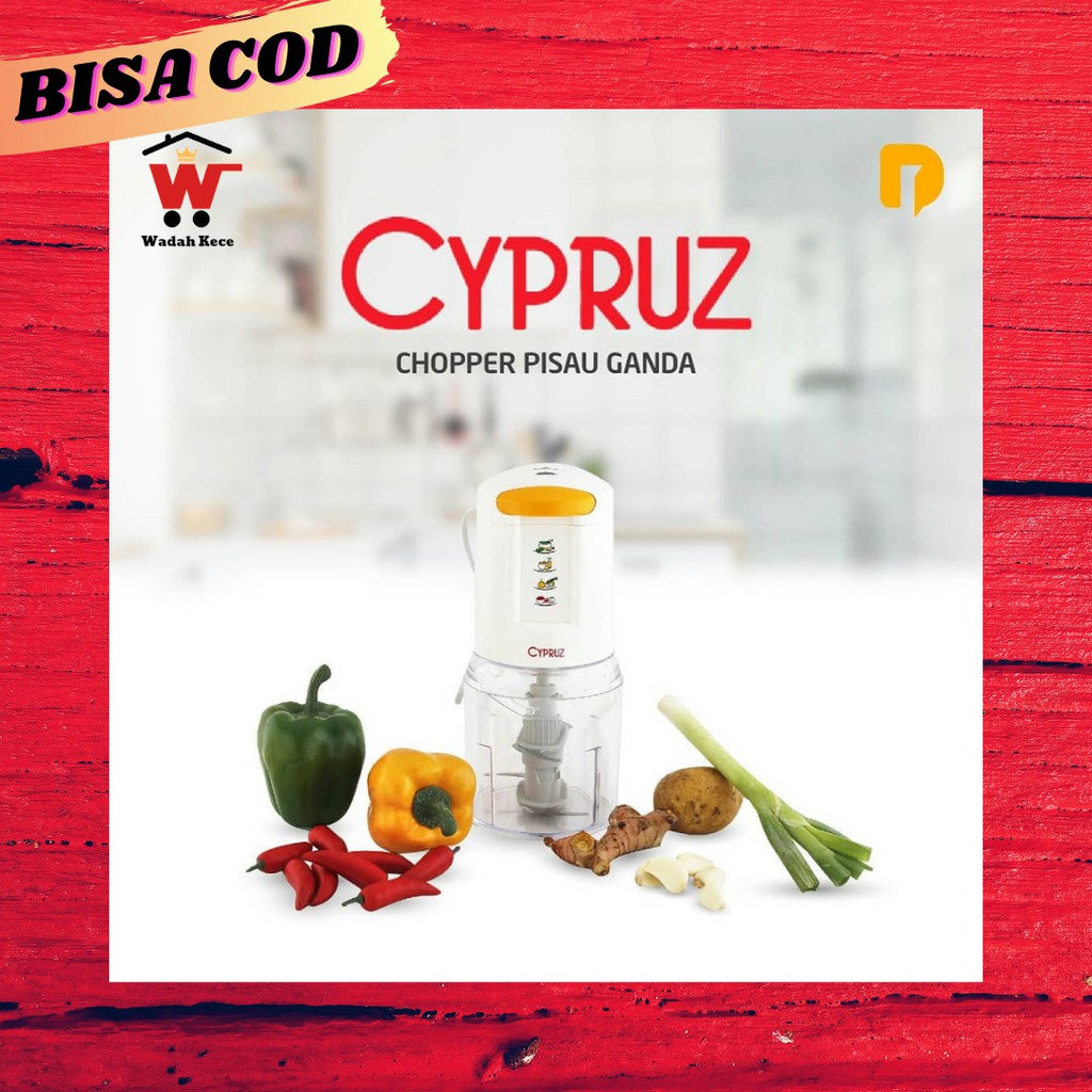 CYPRUZ CHOPPER PISAU GANDA / BLENDER / BLENDER DAGING / BLENDER BUMBU / COOPER BLENDER