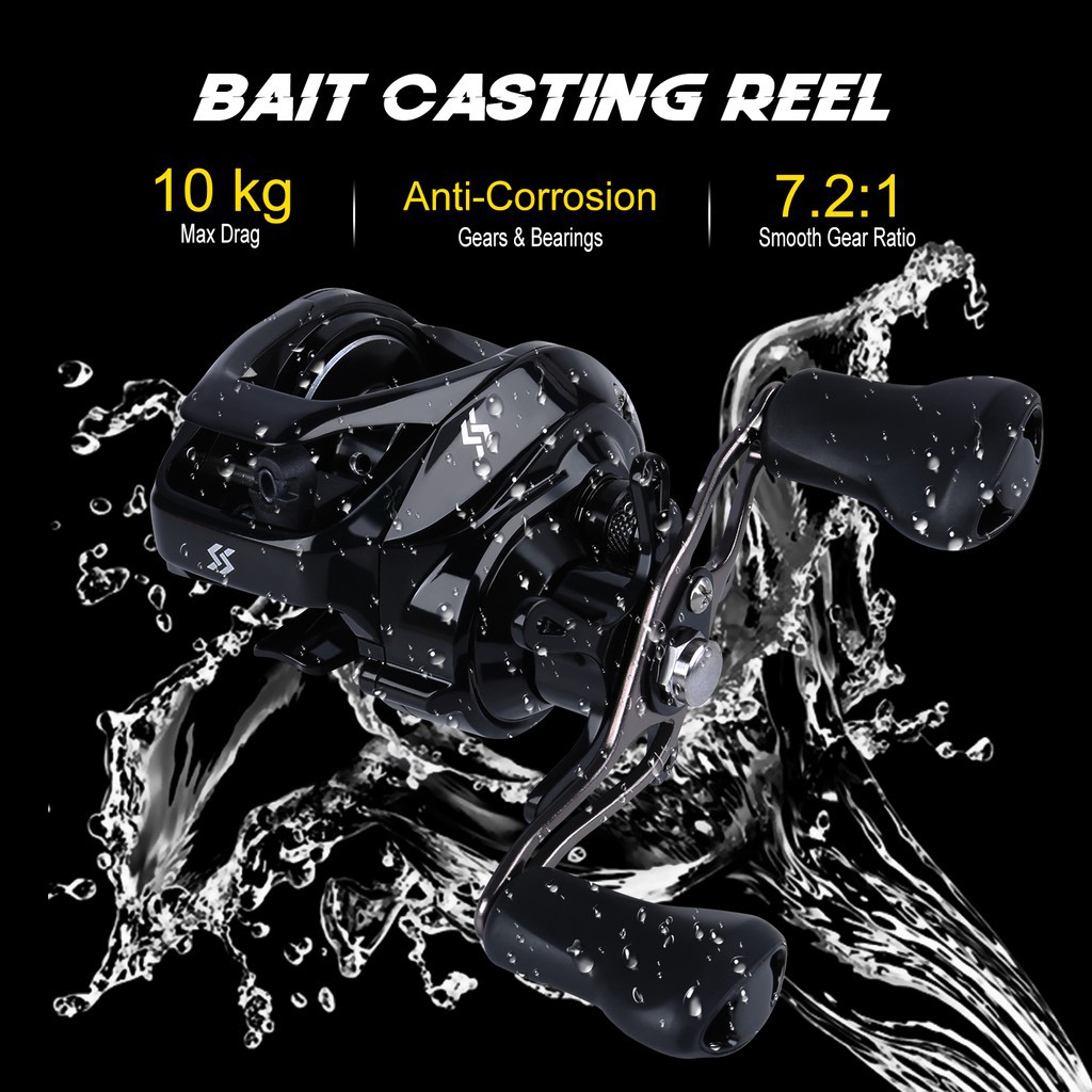 Reel Pancing 18+1BB Rell Max Drag 10KG Baitcasting Reel