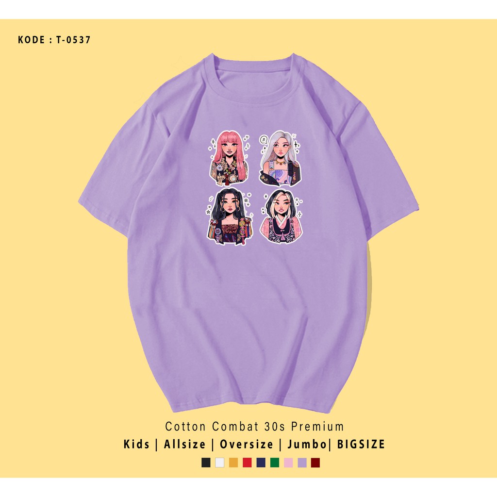 T0537 T-SHIRT / KAOS UNISEX / TUMBLR TEE / REAL PICTURE BP DUDUDU BLACKPINK / IMPORT / BLINKS