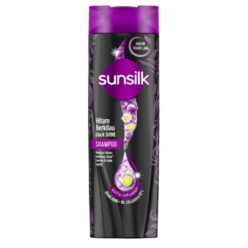 SUNSILK Shampoo Black Shine 160ml