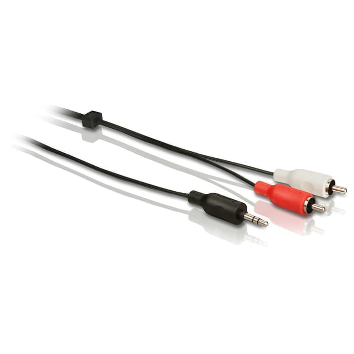 Kabel Audio Jack 2 in 1 3.5mm dari HP ke Speaker Salon