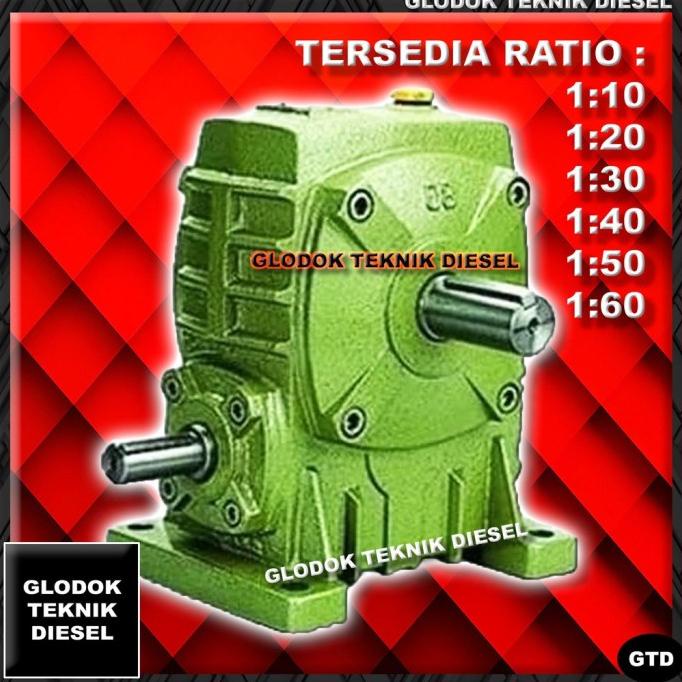 Mesin Gearbox Wpa 70 Ratio 1:10 - 1:60 Speed Reducer Gear Box Wpa 70