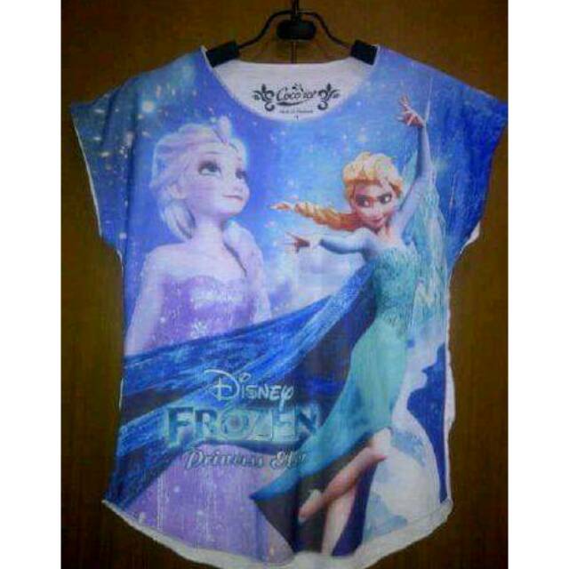 Kaos Frozen Elsa Bayangan