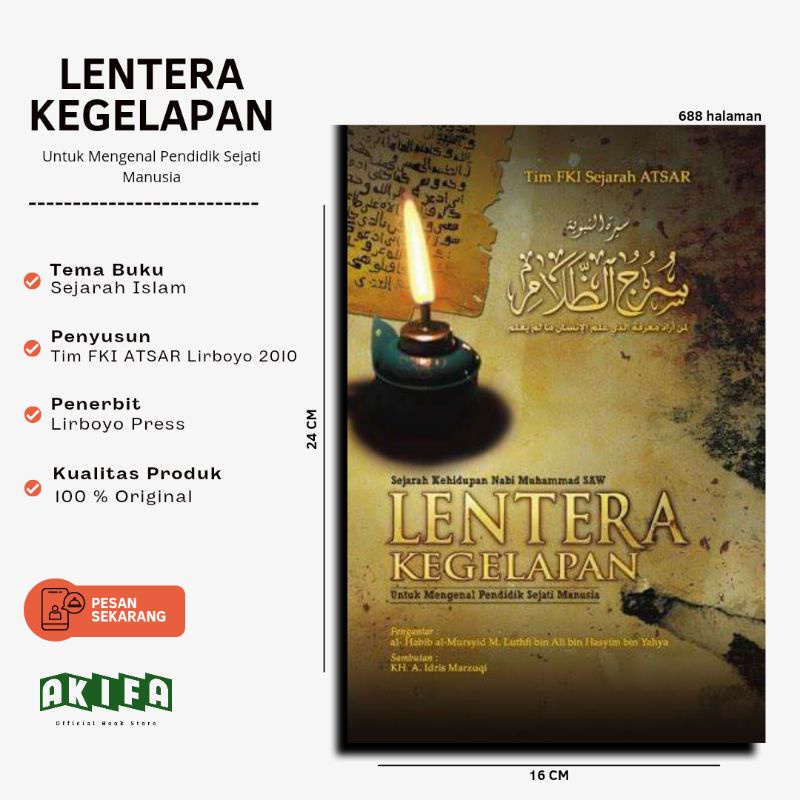 Jual Buku Sejarah Islam Lentera Kegelapan Kisah Nabi Muhammad Shopee Indonesia 6549