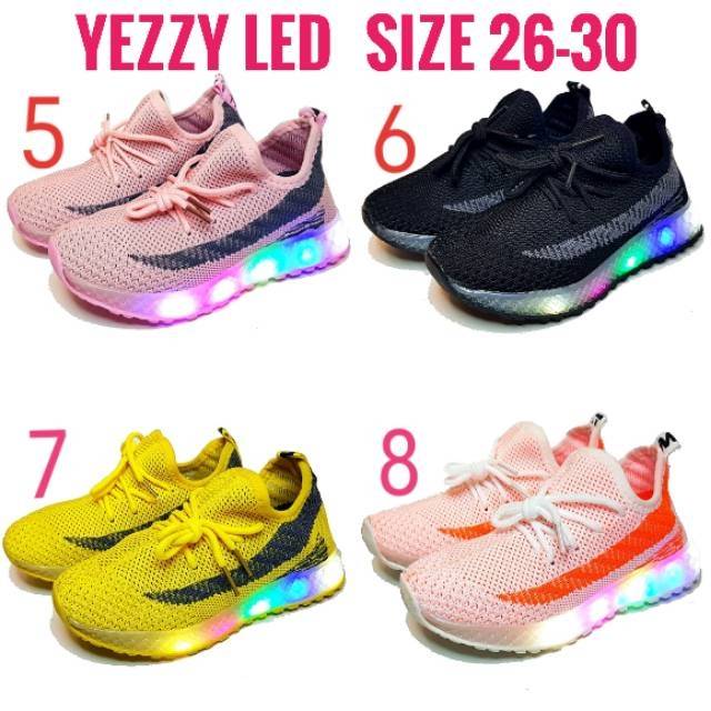 BALANCE YEZZY LED - SEPATU LAMPU ANAK IMPORT