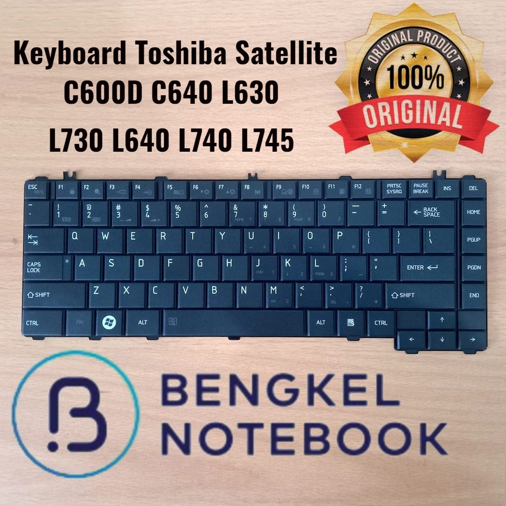 Keyboard Toshiba Satellite C600D L745 L600 Series Black