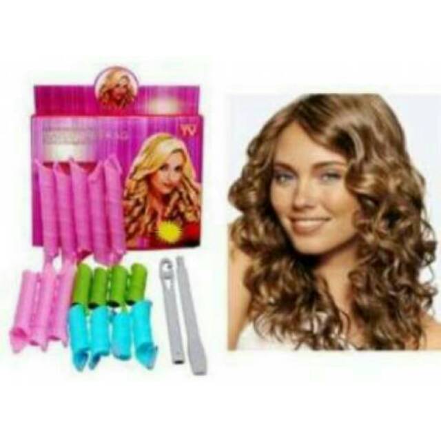 Instant Curly hair / rambut ikal /magic  leverag