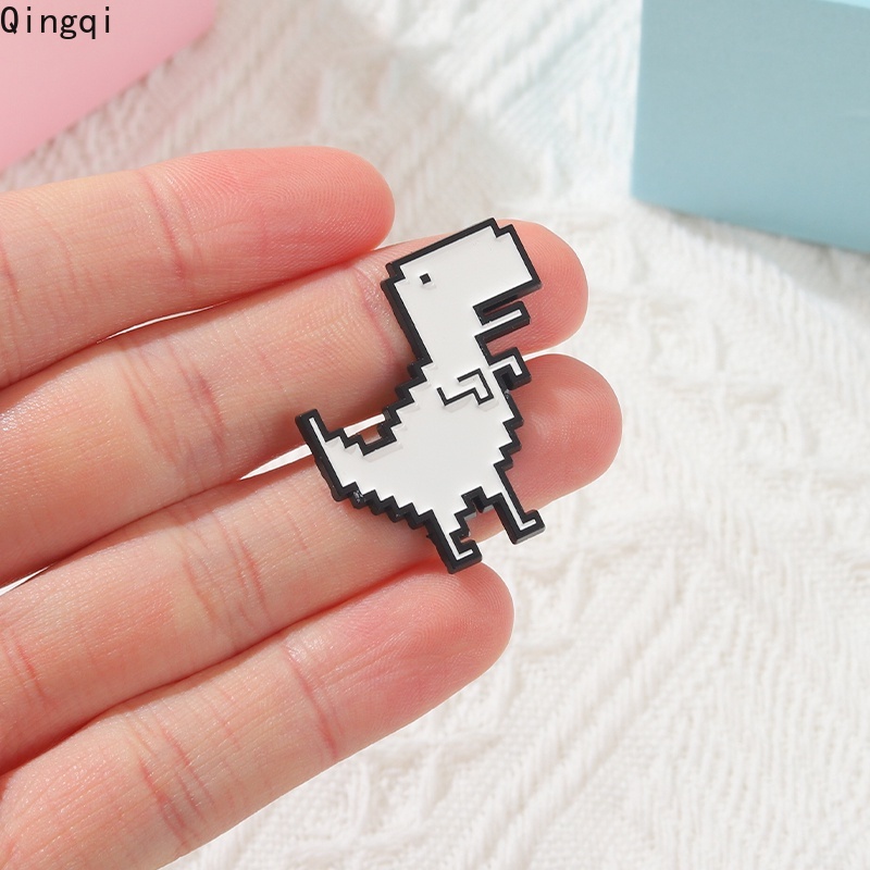 Bros Pin Enamel Desain Dinosaurus Tyrannosaurus Rex Untuk Aksesoris Ransel Topi Wanita