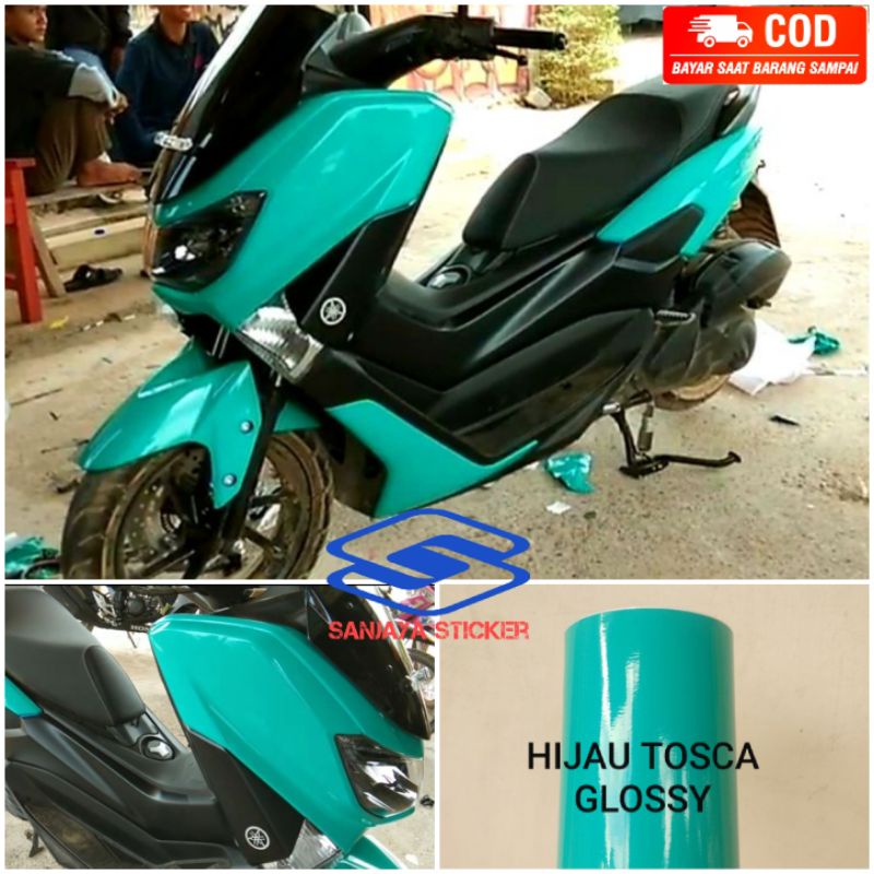 STIKER SKOTLET HIJAU TOSCA STIKER HIJAU TOSCA STIKER MOTOR SKOTLET MOTOR