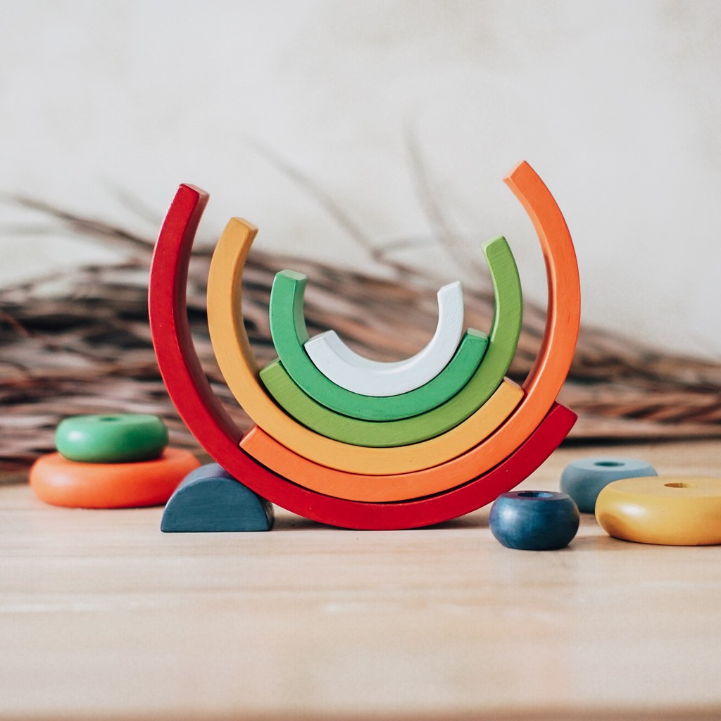 Letter In Pine - Rainbow Stack Wooden Toys