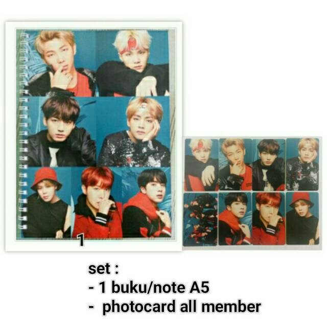 

ready WANNA ONE kpop buku tulis photocard