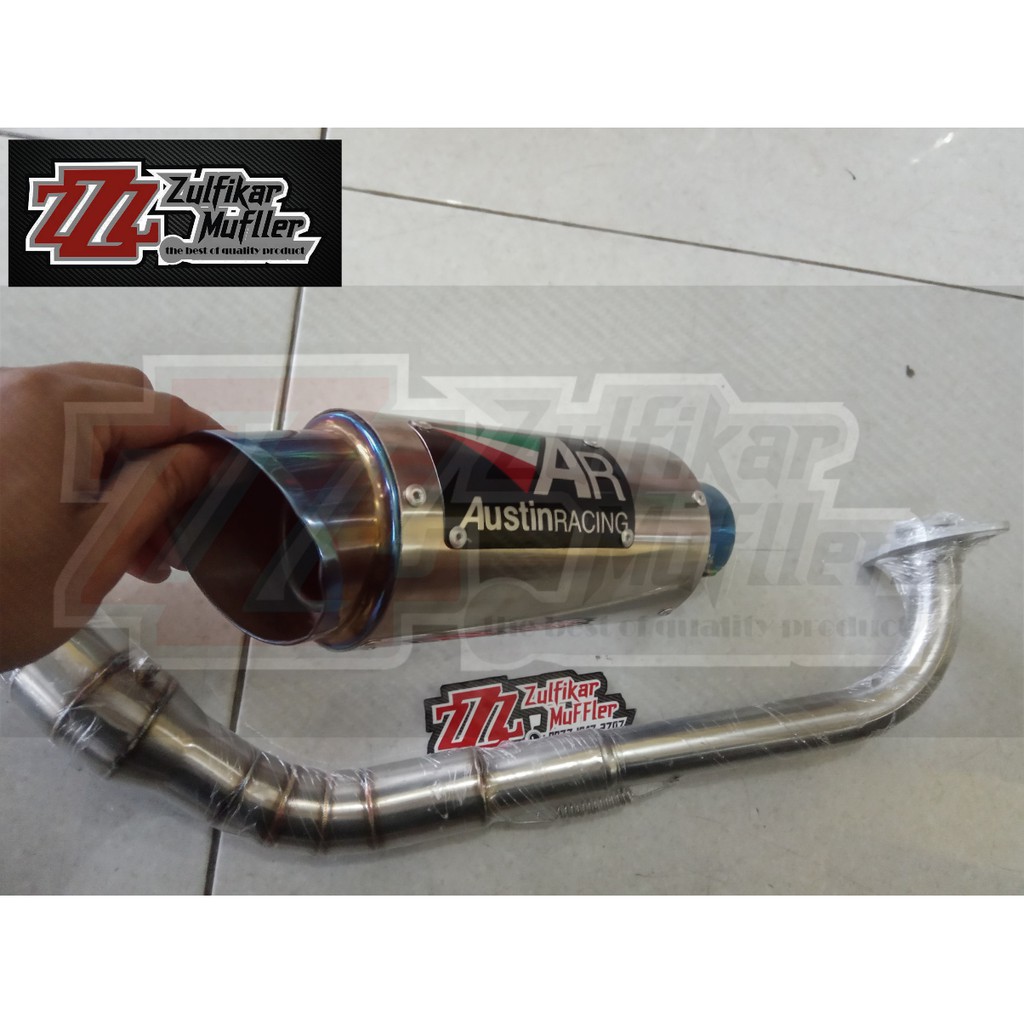 knalpot racing austin stainless untuk nmax mio aerox lexi beat scoopy vario adv pcx