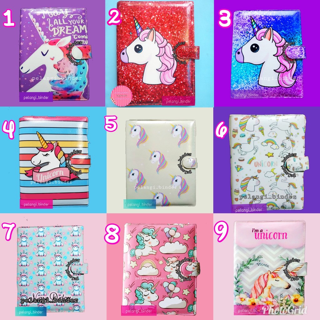 

Binder printing Unicorn/Binder Little Poni