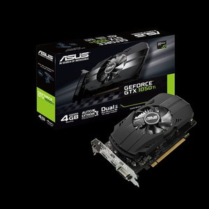 VGA ASUS GTX 1050Ti PH 4GB DDR5 SINGLE FAN 128BIT