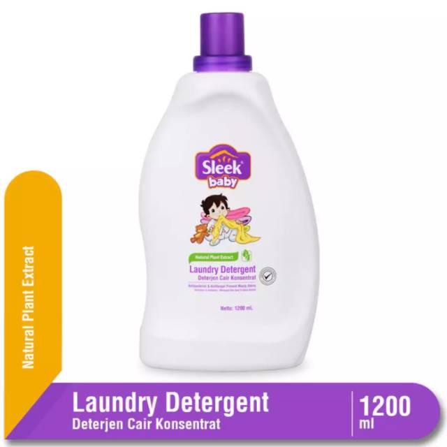 Sleek Baby Laundry Detergent Botol - 1200ml